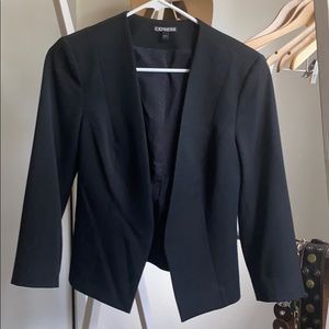 Express cropped blazer